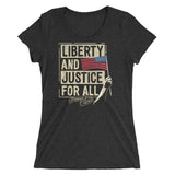Women's Justice For All Tri-blend Tee