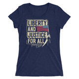 Women's Justice For All Tri-blend Tee