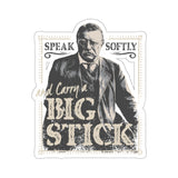 Teddy's Big Stick Kiss-Cut Sticker