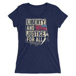 Women's Justice For All Tri-blend Tee
